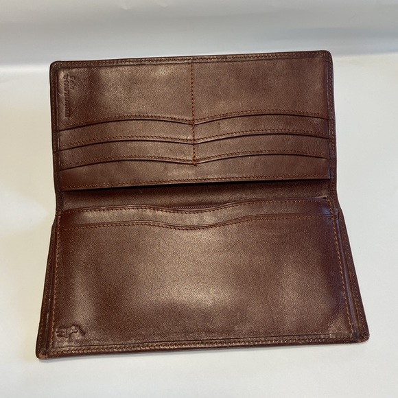 Vintage Polo Ralph Lauren Wallet Burgundy Check Blackwatch - Picture 4 of 7